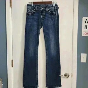 Miss Me Womens Sunny Bootcut Jeans 28x32 JPD1015-5‎